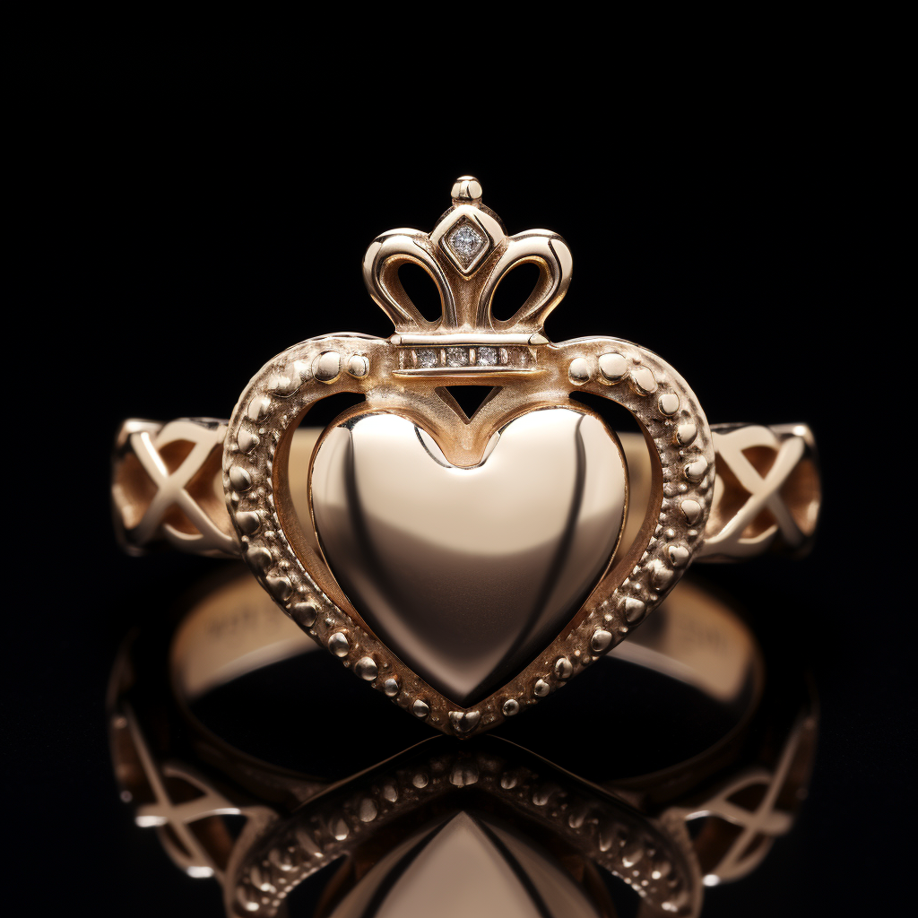 antique claddagh ring 