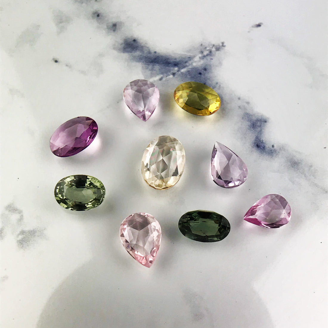 Gemstones, mohs scale