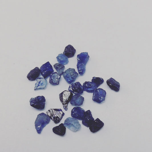 rough sapphires