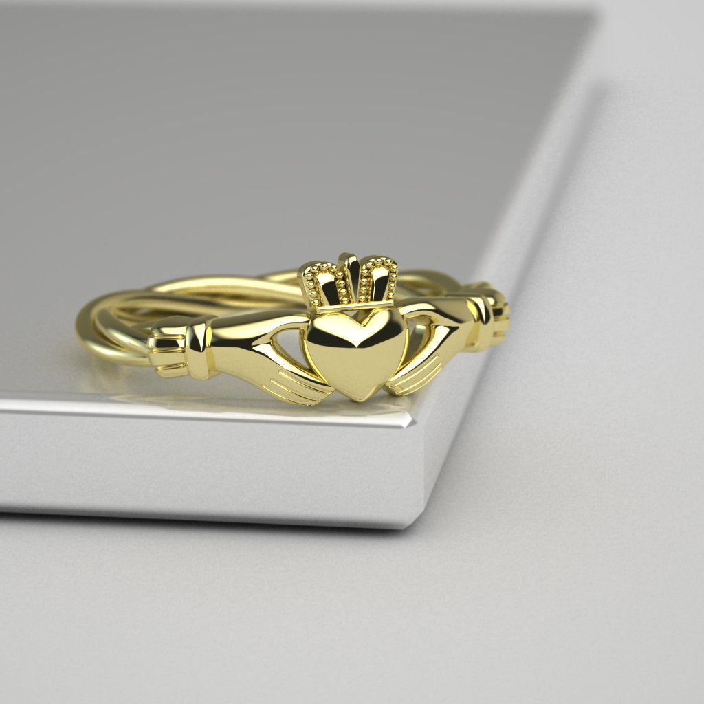 Irish claddagh ring