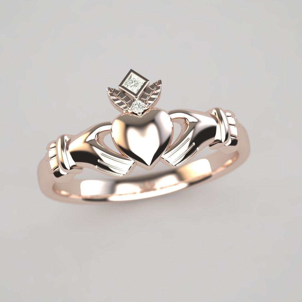 Irish claddagh ring