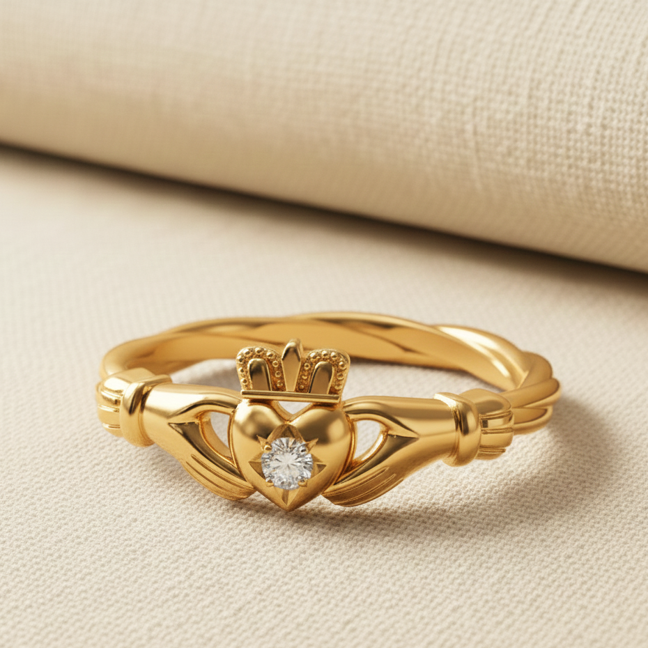claddagh ring gold