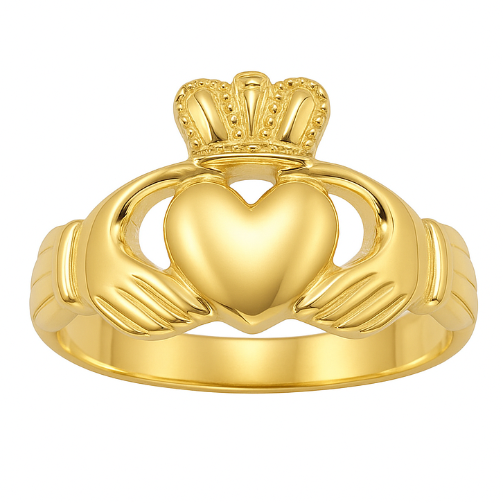 gold claddagh ring USA