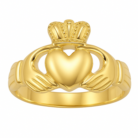gold claddagh ring USA
