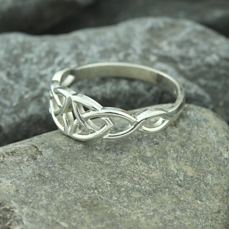 Jewelry - Celtic Ring, Irish Silver Celtic Knot Ring.