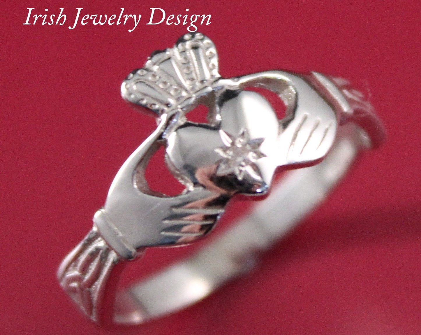 claddagh ring, diamond