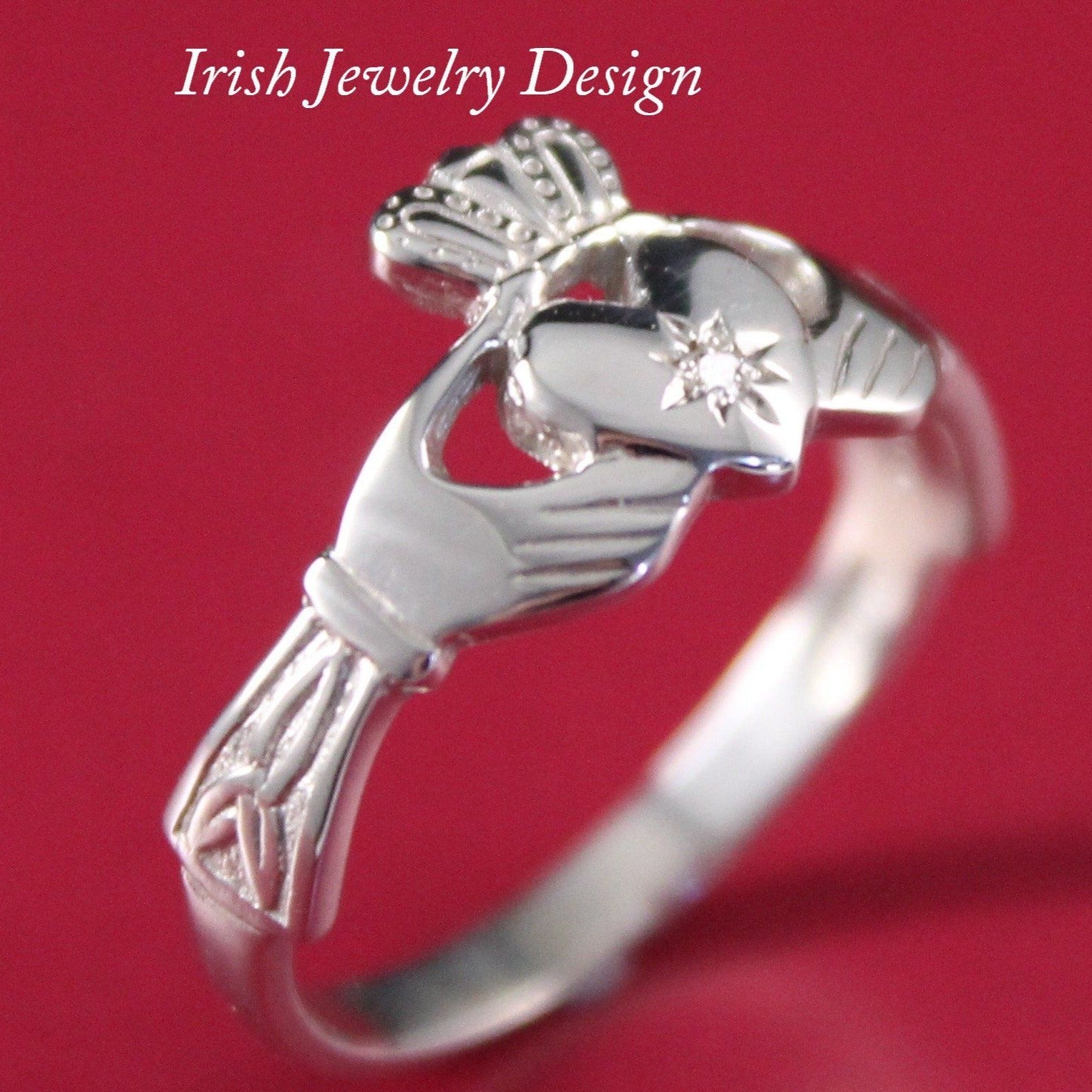 Sterling Silver Ladies Triple Twist Claddagh Ring – House of Claddagh Irish  Collections