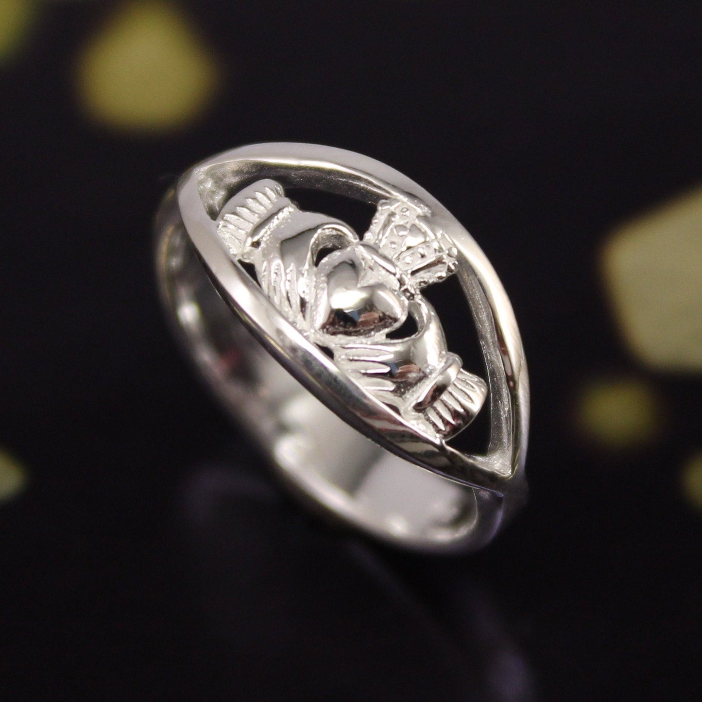 Jewelry - Irish Silver Claddagh Celtic Ring