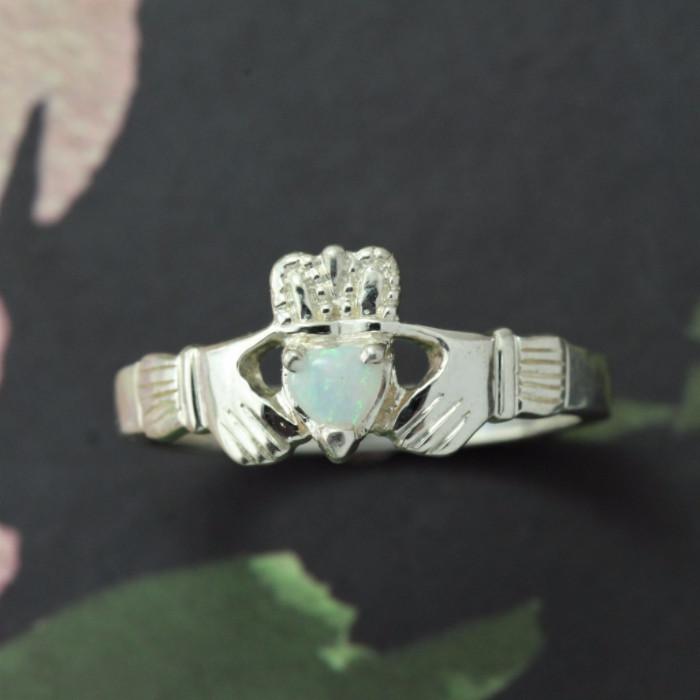 Jewelry - Opal Claddagh Ring