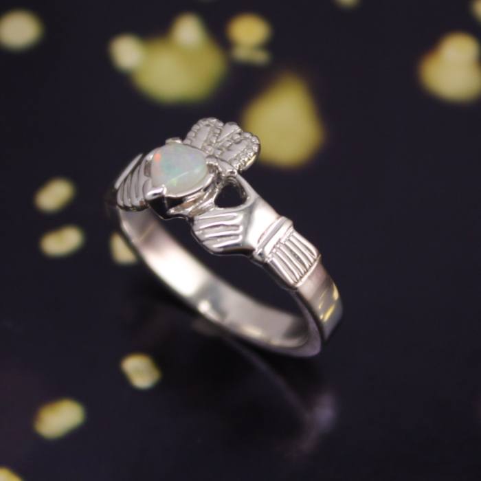 Jewelry - Opal Claddagh Ring