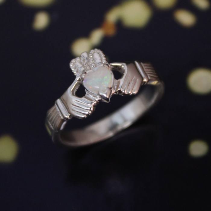 Jewelry - Opal Claddagh Ring